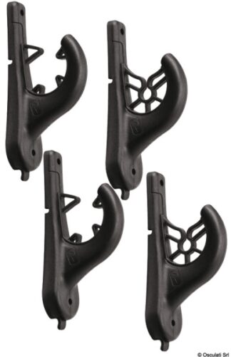 Osculati 41.313.01 Rodrak - Holds 2 Rods - White portacanna da parete rod rak railblaza