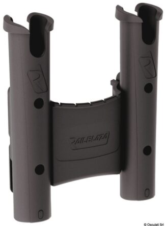 Osculati 41.314.20 Rodstow Double With Caddy Black portacanna da parete verticale rod stow railblaza