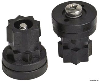 Osculati 41.322.40 Adaptor Pair Black estensioni ed accessori per basi railblaza starport
