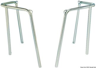 Osculati 41.670.01 Pulpito Poppa Inox 35X40x45 Cm 2 Parti pulpiti in acciaio inox