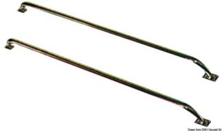 Osculati 41.682.00 Tientibene Inox Cm 100X18 candelieri e basette