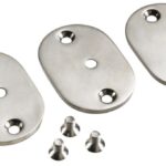 Osculati 41.907.00 Kit 2 Piastre + Viti Maniglioni corrimano ed accessori