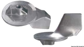 Osculati 43.227.77 Anodo Pinna Mercruiser 225 Hp anodi per motori mercury mariner mercruiser