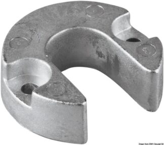 Osculati 43.424.23 Anodo Magnesio Piede Mercruiser/Alpha anodi per motori mercury mariner mercruiser