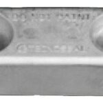 Osculati 43.902.10 Anodo Ovale Vetus In Alluminio 130 G anodi