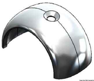 Osculati 44.042.17 Coprigiunta Inox Per Radial profili bottazzo in pvc ed alluminio anodizzato