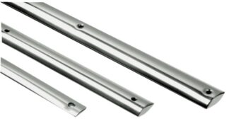 Osculati 44.480.14 Profilo Mezzo Tondo Inox Mm 25 (Barre Da 3 M) profili bottazzo in acciaio inox e basi pvc