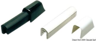 Osculati 44.588.00 Profilo Parabordo Bianco 33 X 30 Mm profili bottazzo in pvc ed alluminio anodizzato