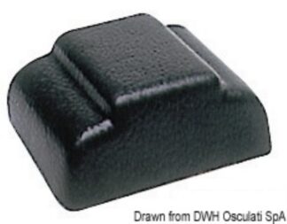 Osculati 44.494.01 Terminale Parabordo Plastica Nera Per 44.494.10 profili bottazzo in pvc ed alluminio anodizzato