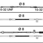Osculati 45.000.22 Cavo Mach Zero 22' cavi telecomando