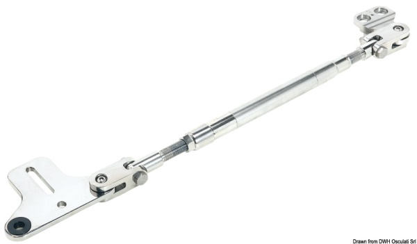 Osculati 45.156.26 Barra Accoppiamento Inter. Motori Da 29” A 34,5” S barra di accoppiamento per fuoribordo con timoneria idraulica