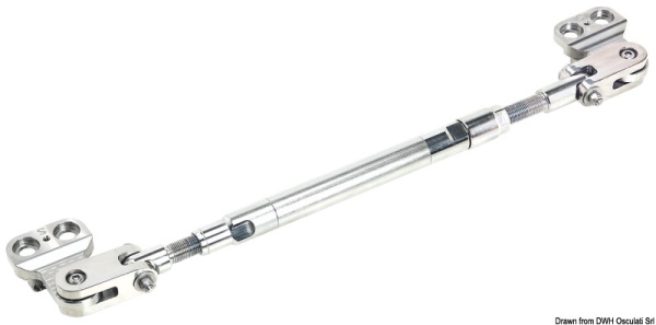 Osculati 45.156.28 Barra Accoppiamento Inter. Motori Da 32” A 37,5” S barra di accoppiamento per fuoribordo con timoneria idraulica - immagine 2