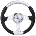 Osculati 45.158.41 Volante Skipper Nero/Argento Mm 350 volanti e timoni