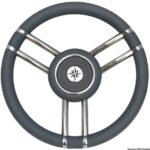 Volante Apollo inox+poliuretano Ø 350 mm grigio - 45.178.12 Osculati