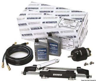 Osculati 45.283.16 Timoneria Nautech 1 Max 300 Hp Cilindro Obf/2 timonerie idrauliche fuoribordo ultraflex in kit