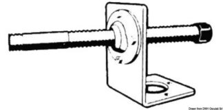Osculati 45.595.15 Staffa Ultraflex S55 Ss accessori per timonerie