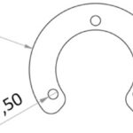 Osculati 46.814.90 Controflangia Di Montaggio boccola da incasso per palo in carbonio con coperchio a cerniera