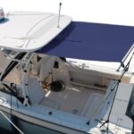 Osculati 46.907.33 Tendalino Estensione T-Top Bianco 210/210/150 Cm tendalino con bracci telescopici per t top tettucci rigidi tetti flying bridge