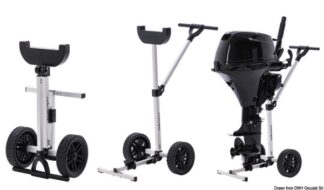 Osculati 47.372.60 Cavalletto Con Ruote Pieghevole cavalletti supporto motore