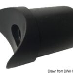 Osculati 48.180.04 Inserto Raggiato (Coppia) Tubo 32 Mm roll bar e t top
