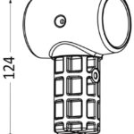 Osculati 48.180.13 Giunto A T Per T Top Tubo 44 Mm roll bar e t top