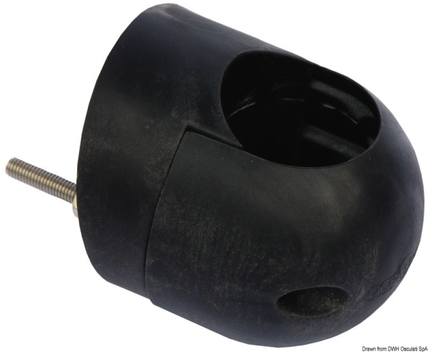 Osculati 48.180.15 Basetta Cieca Tubo 44 Mm roll bar e t top