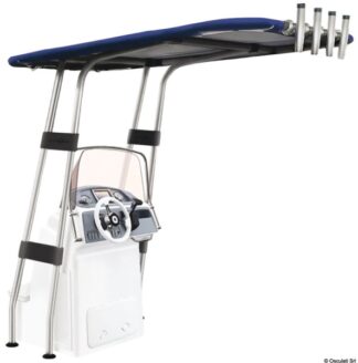 Osculati 48.195.04 T-Top Professionale 2000X1400 Bianco Con Telo Blu t top professionale in alluminio