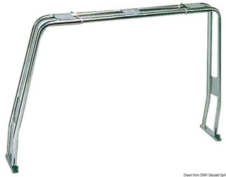 Osculati 48.197.00 Roll Bar Abbattibile 130 Cm roll bar e t top