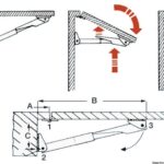 Osculati 48.452.50 Supporto Tavolo Rakego 120 Kg supporti tavoli pieghevoli