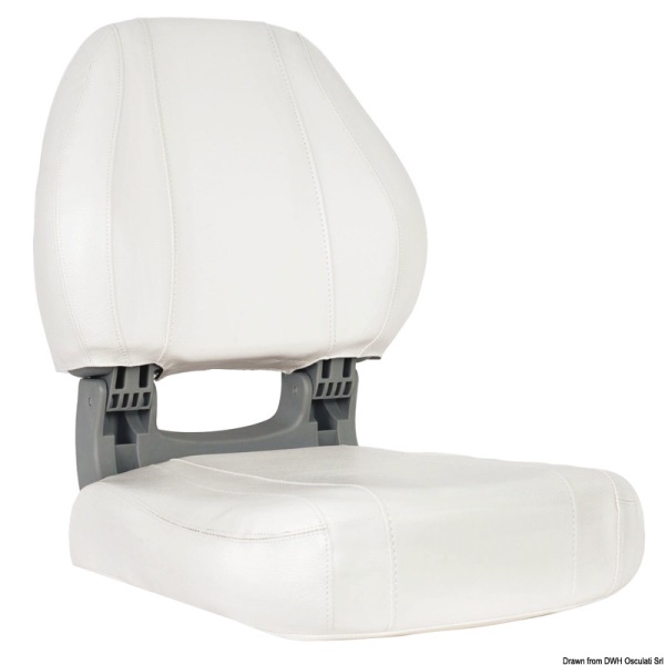 Osculati 48.407.01 Sedile Ergonomico Sirocco Bianco scocche sedili