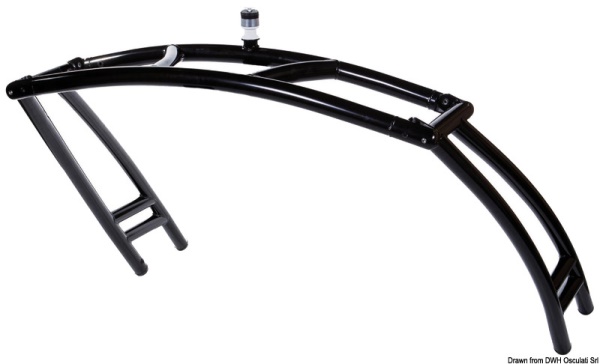 Osculati 48.411.02 Monster Tower Mtk Nero wakeboard tower e accessori