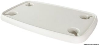 Osculati 48.417.52 Tavolo Rettangolare Bianco 760 X 460 Mm gambe e supporti tavolo