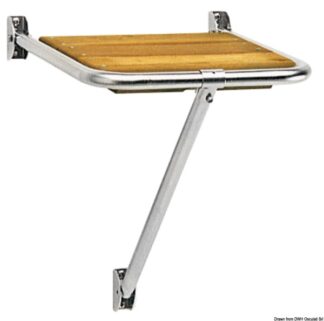 Osculati 48.420.08 Miniplancetta 36 X 34 Cm plancette di poppa e prua