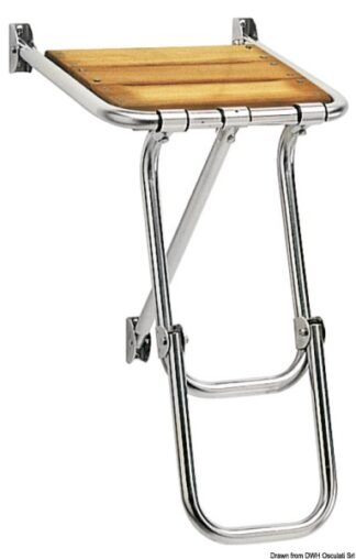 Osculati 48.420.09 Miniplancetta On Scaletta 36 X 34 Cm plancette di poppa e prua