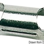 Osculati 48.420.60 Cerniera Scalette Per Tubi 22 Mm plancette di poppa e prua