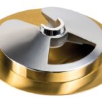 Portacalici inox finitura colore oro - 48.430.60 Osculati