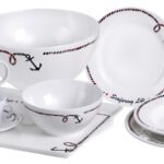 Osculati 48.444.06 Set 6 Scodelle Colazione Antiscivolo Ø 15 Cm accessori per cucina