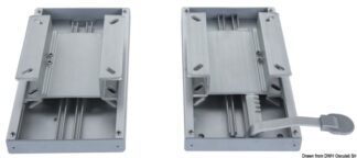 Osculati 48.715.00 Coppia Di Slitte Gemelle Per Sedile Doppio   supporti sedili e slitte