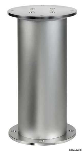 Osculati 48.733.12 Gamba Tavolo Rotonda Antirot. 3 Stadi 12V Argento gamba tavolo dudge 77 rotonda elettrica in alluminio