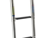 Osculati 49.541.53 Scaletta Telescopica 3 Gradini Neri scalette pieghevoli e telescopiche