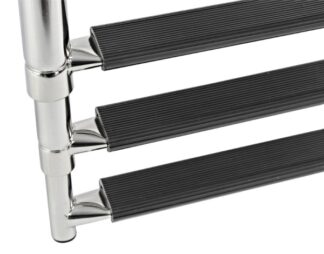 Osculati 49.540.04 Scaletta Inox Telescopica Larga 4 Gradini scalette pieghevoli e telescopiche