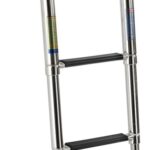 Osculati 49.541.54 Scaletta Telescopica 4 Gradini Neri scalette pieghevoli e telescopiche