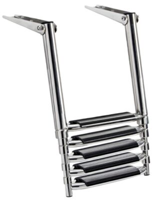 Osculati 49.541.65 Scaletta Telescopica Per Plancetta 5 Gradini Large scalette pieghevoli e telescopiche