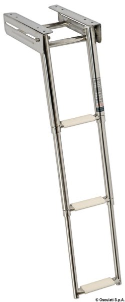 Osculati 49.543.33 Scaletta Inox Stretta A Scomparsa 3 Gradini scalette pieghevoli e telescopiche