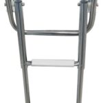 Osculati 49.546.33 Scaletta 3 Gradini Neri Con Corrimano scaletta telescopica da plancetta con maniglioni