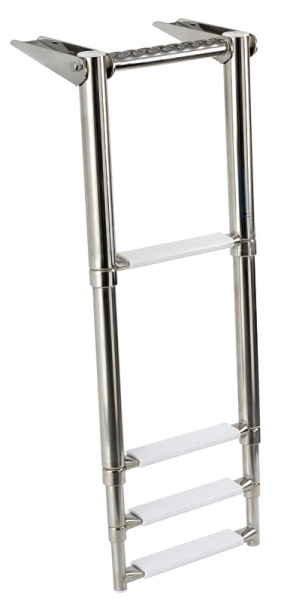 Osculati 49.553.04 Scaletta Telescopica Per Plancetta 4 Gradini scalette pieghevoli e telescopiche