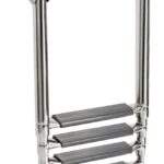 Osculati 49.555.04 Scaletta Telescopica Per Plancetta Con Tubi Ovali scalette pieghevoli e telescopiche