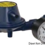 Osculati 50.013.12 Regolatore Pressione 30 Mb Con Manometro accessori gok per impianti a gas