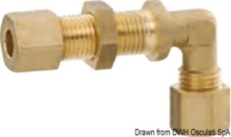 Osculati 50.013.41 Raccordo Passaparatia 90° accessori gok per impianti a gas