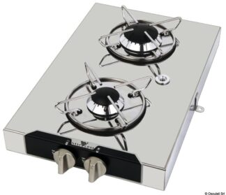 Osculati 50.103.49 Fornello 2 Fuochi 290 X 440 Mm piano cottura esterni in acciaio inox